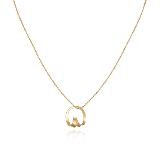 Vince Camuto Goldtone Herringbone Chain Long Necklace