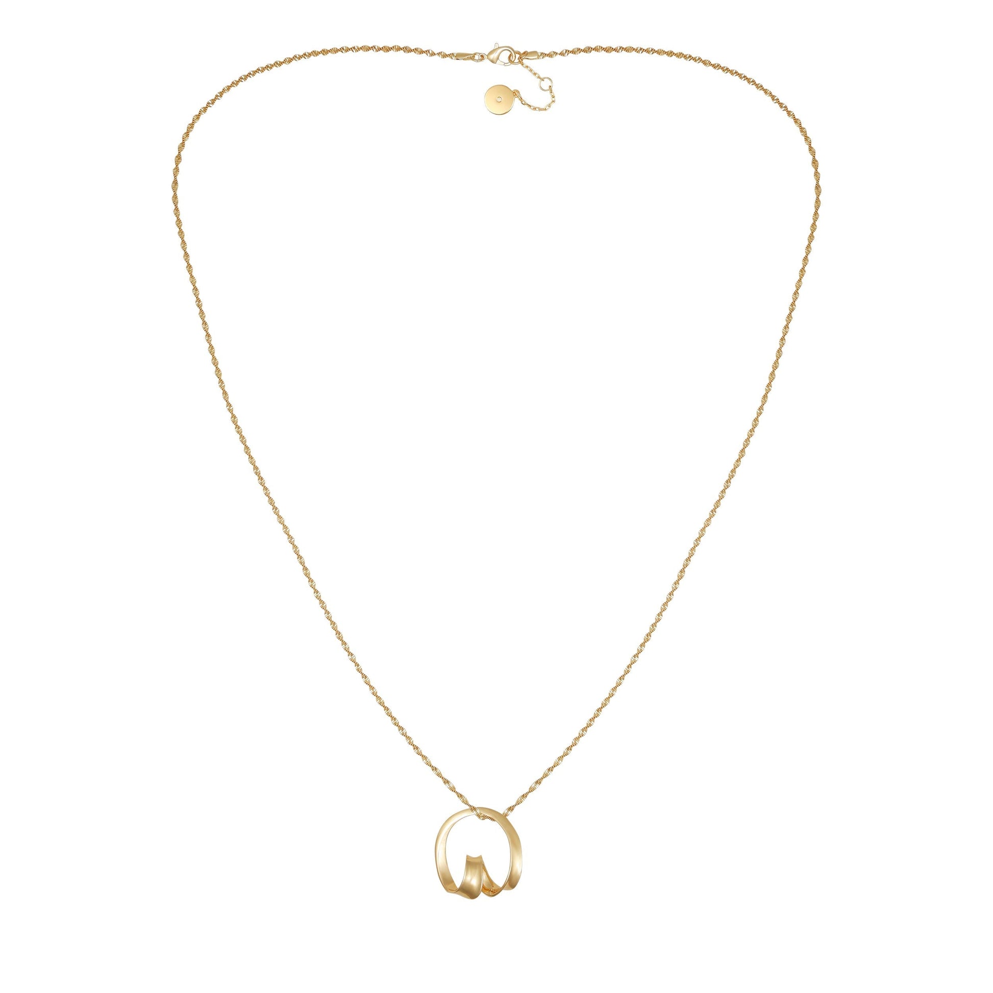 Vince Camuto Goldtone Herringbone Chain Long Necklace
