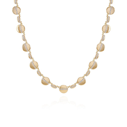Vince Camuto Goldtone Pave Multi-Coin Statement Necklace