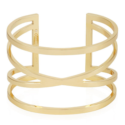 Vince Camuto Goldtone Twisted Double Cuff Bracelet