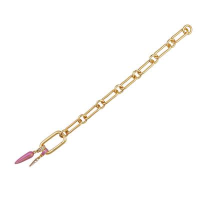 Vince Camuto Pink And Pave Stone Bracelet